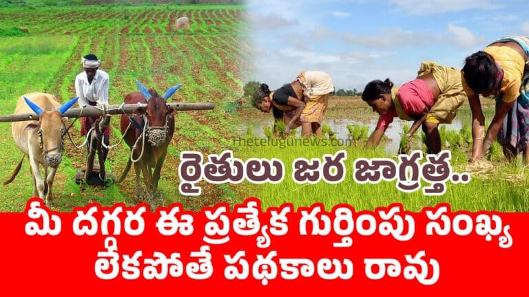 Farmers : రైతులు జ‌ర జాగ్ర‌త్త‌.. మీ ద‌గ్గ‌ర ఈ ప్ర‌త్యేక గుర్తింపు సంఖ్య లేక‌పోతే ప‌థ‌కాలు రావు..!