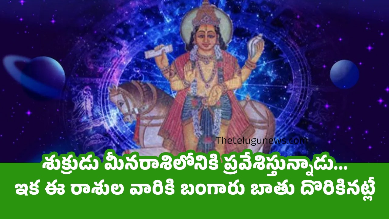 Meena Rashi : శుక్రుడు మీనరాశిలోనికి ప్రవేశిస్తున్నాడు… ఇక ఈ రాశుల వారికి బంగారు బాతు దొరికినట్లే…?