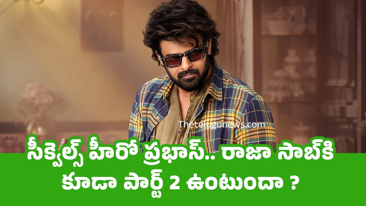 Prabhas Raja Saab Sequel : సీక్వెల్స్ హీరో ప్ర‌భాస్.. రాజా సాబ్‌కి కూడా పార్ట్ 2 ఉంటుందా ?