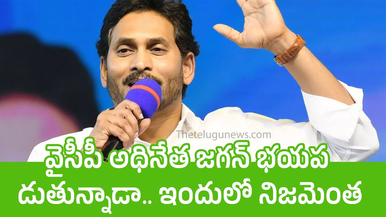 Ys Jagan : వైసీపీ అధినేత జ‌గ‌న్ భ‌య‌ప‌డుతున్నాడా.. ఇందులో నిజ‌మెంత‌ ?