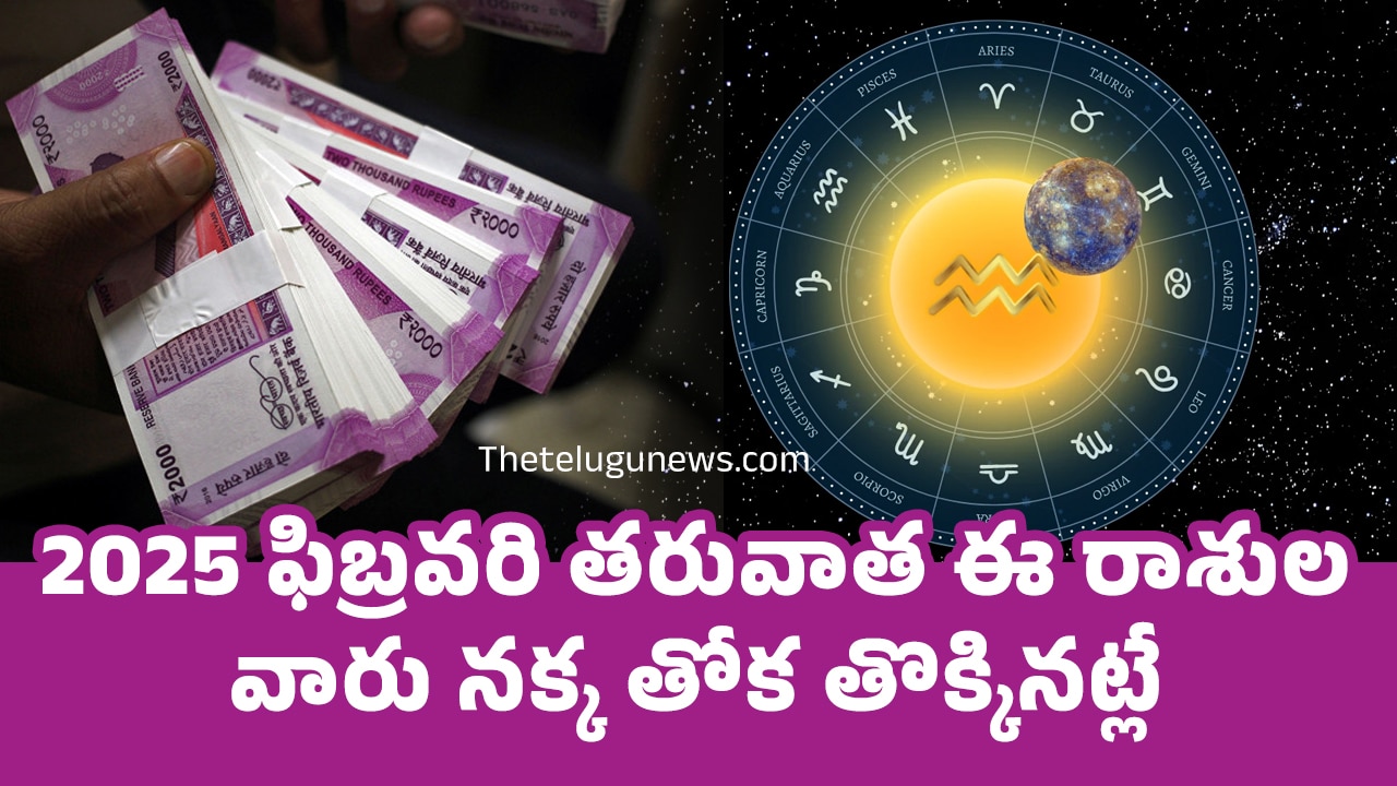 Zodiac Signs : 2025 ఫిబ్రవరి తరువాత ఈ రాశుల వారు నక్క తోక తొక్కినట్లే… వద్దన్నా డబ్బే డబ్బు అంటున్నా బాబా వంగ…?