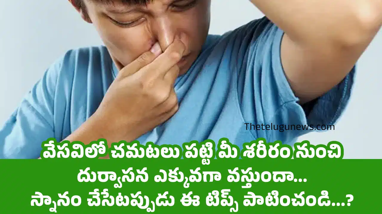Bad Smell Tips : వేసవిలో చమటలు పట్టి మీ శరీరం నుంచి దుర్వాసన ఎక్కువగా వస్తుందా... స్నానం చేసేటప్పుడు ఈ టిప్స్ పాటించండి...?