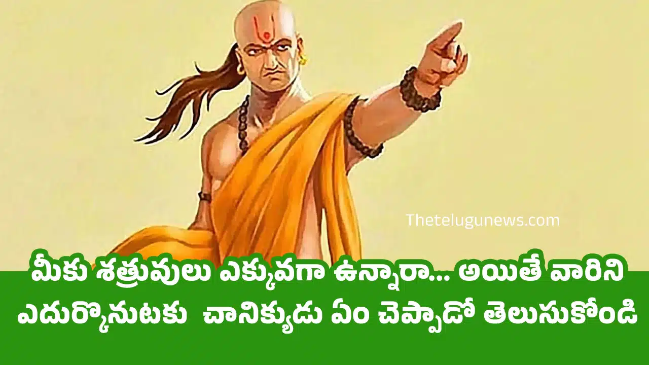 Chanakyaniti : మీకు శత్రువులు ఎక్కువగా ఉన్నారా... అయితే వారిని ఎదుర్కొనుటకు చానిక్యుడు ఏం చెప్పాడో తెలుసుకోండి....?