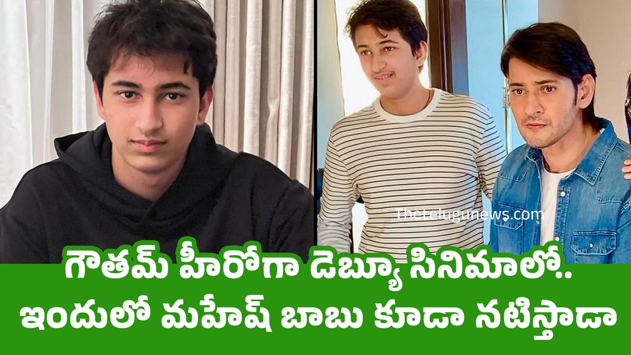 Gautham : గౌతమ్ హీరోగా డెబ్యూ సినిమాలో.. ఇందులో మ‌హేష్ బాబు కూడా న‌టిస్తాడా..!