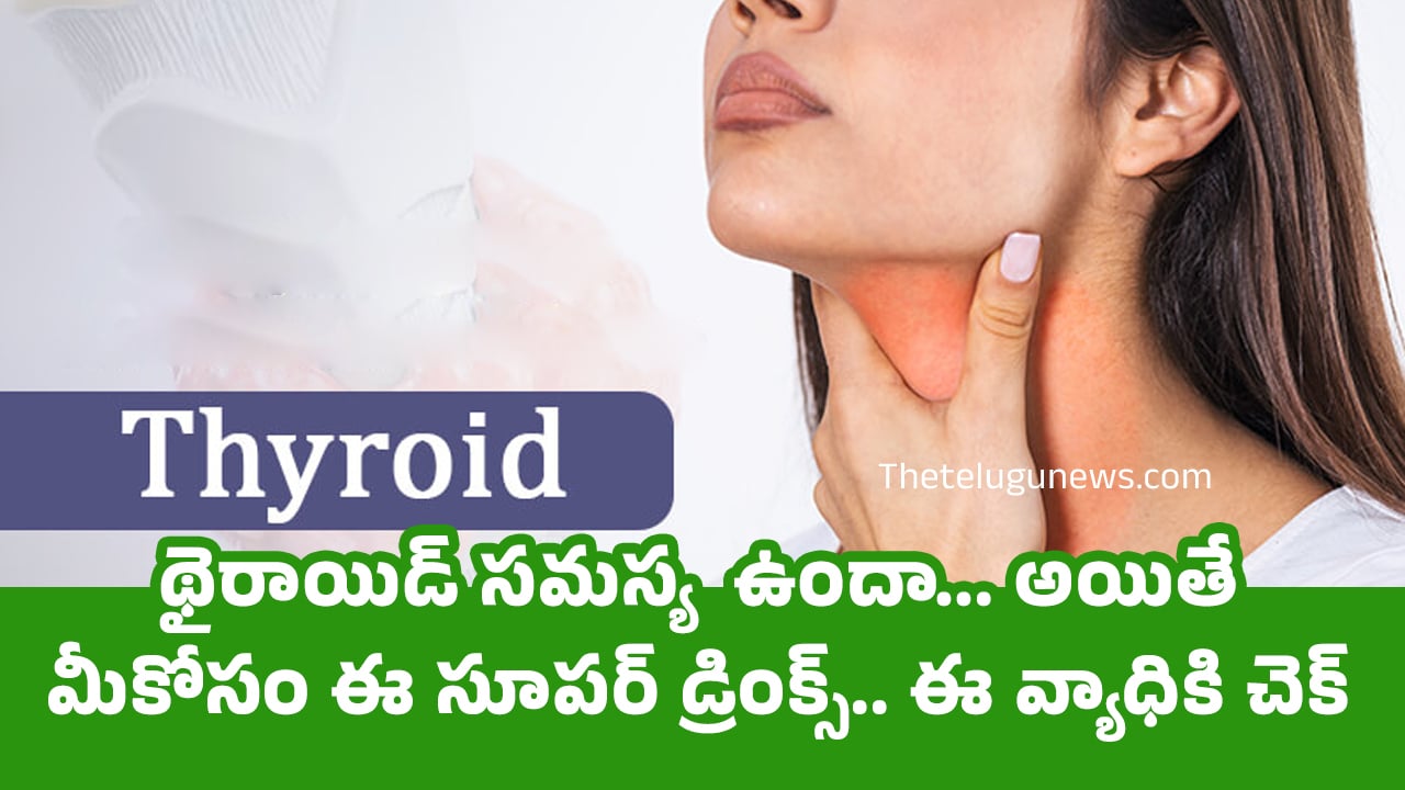 Thyroid థైరాయిడ్ సమస్య ఉందా అయితే మీకోసం ఈ సూపర్ డ్రింక్స్ ఈ వ్యాధికి చెక్