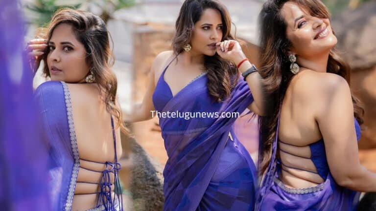 Anasuya : చీర‌లో హార్ట్ బ్రేక్ చేసిన అన‌సూయ‌.. మైండ్ బ్లాక్ చేసిందిగా..!