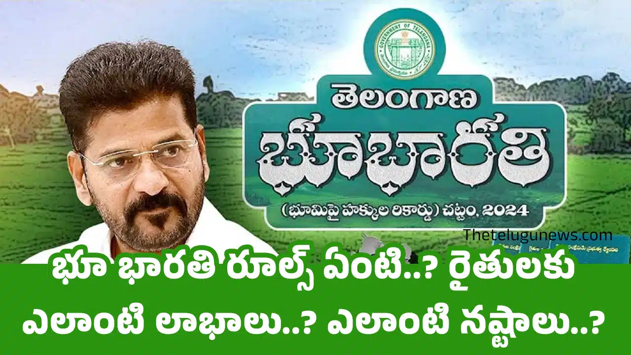 Bhu Bharati : భూ భారతి రూల్స్ ఏంటి..? రైతులకు ఎలాంటి లాభాలు..? ఎలాంటి నష్టాలు..?