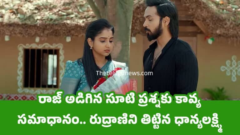 Brahmamudi Serial Today April 12th Episode : రాజ్ అడిగిన సూటి ప్ర‌శ్న‌కు కావ్య స‌మాధానం.. రుద్రాణిని తిట్టిన ధాన్యలక్ష్మి