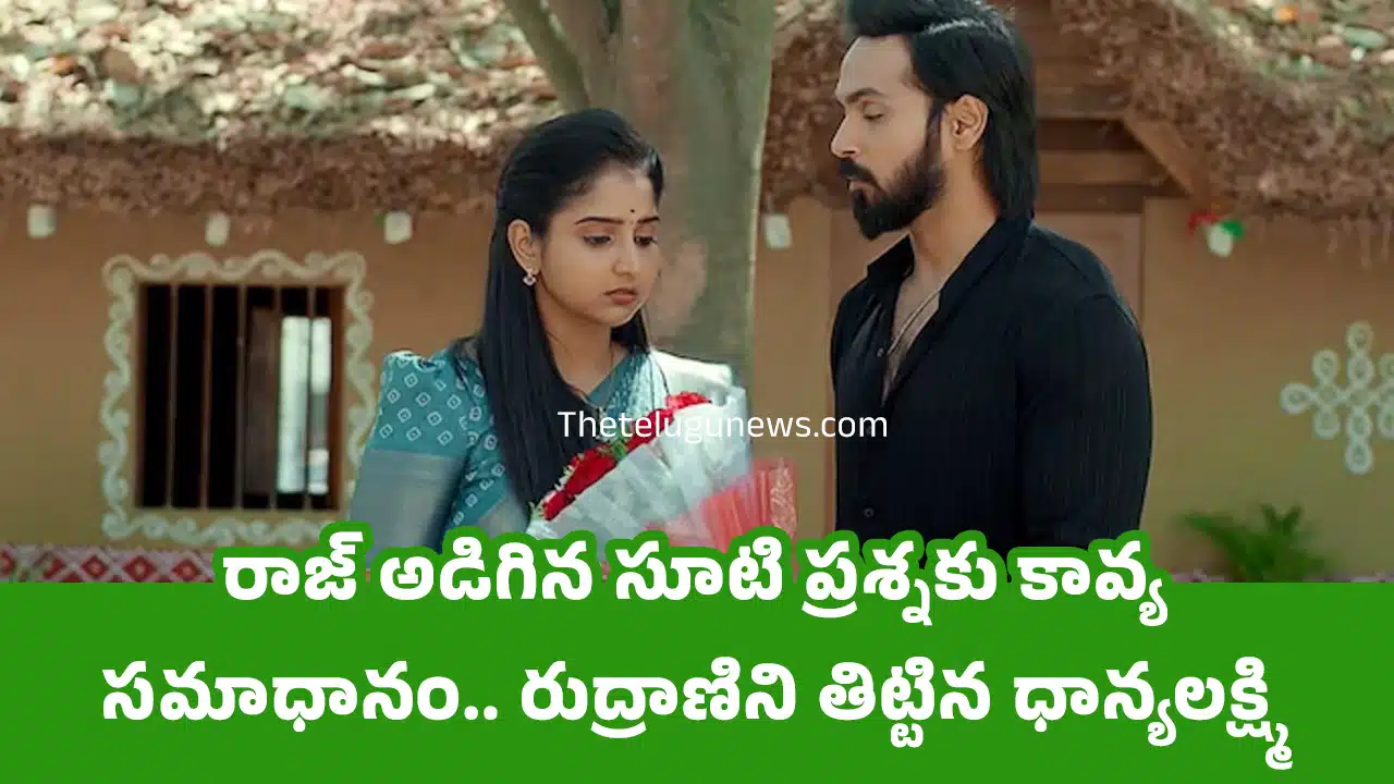 Brahmamudi Serial Today April 12th Episode : రాజ్ అడిగిన సూటి ప్ర‌శ్న‌కు కావ్య స‌మాధానం.. రుద్రాణిని తిట్టిన ధాన్యలక్ష్మి
