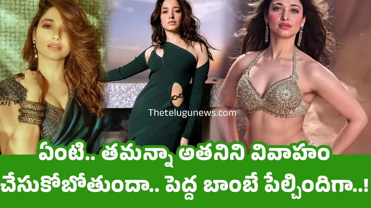 tamannaah : ఏంటి.. త‌మ‌న్నా అత‌నిని వివాహం చేసుకోబోతుందా.. పెద్ద బాంబే పేల్చిందిగా..!