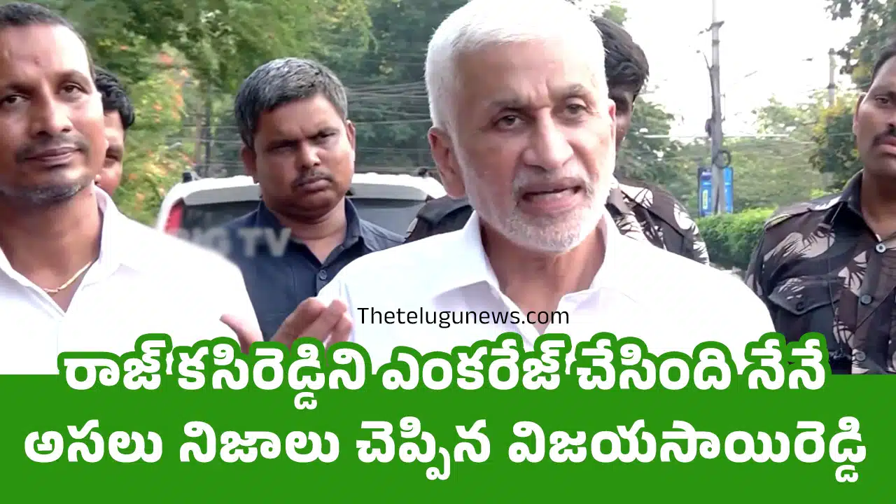 Vijayasai Reddy : రాజ్ కసిరెడ్డిని ఎంకరేజ్ చేసింది నేనే అసలు నిజాలు చెప్పిన‌ విజయసాయిరెడ్డి