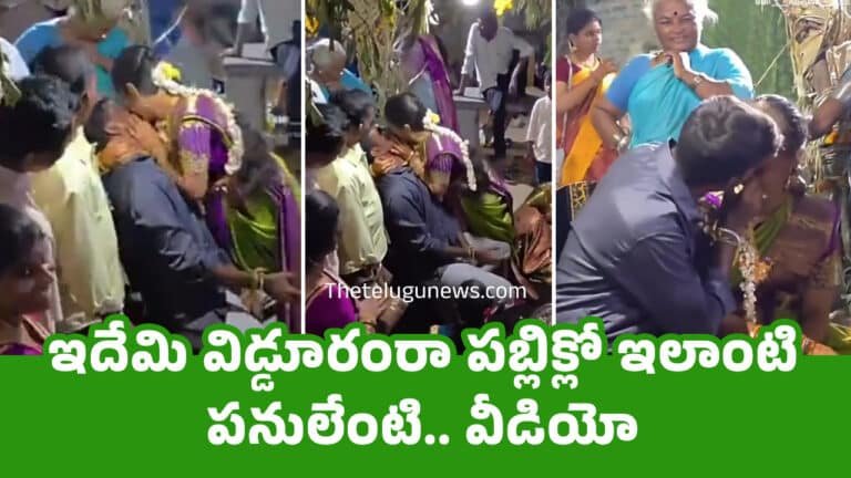 Viral Video : ఇదేమి విడ్డూరంరా పబ్లిక్లో ఇలాంటి పనులేంటి.. వీడియో?