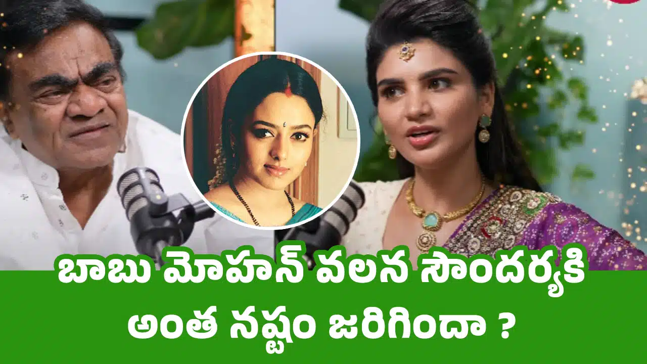 Babu Mohan : బాబు మోహ‌న్ వ‌ల‌న సౌంద‌ర్య‌కి అంత న‌ష్టం జ‌రిగిందా ?
