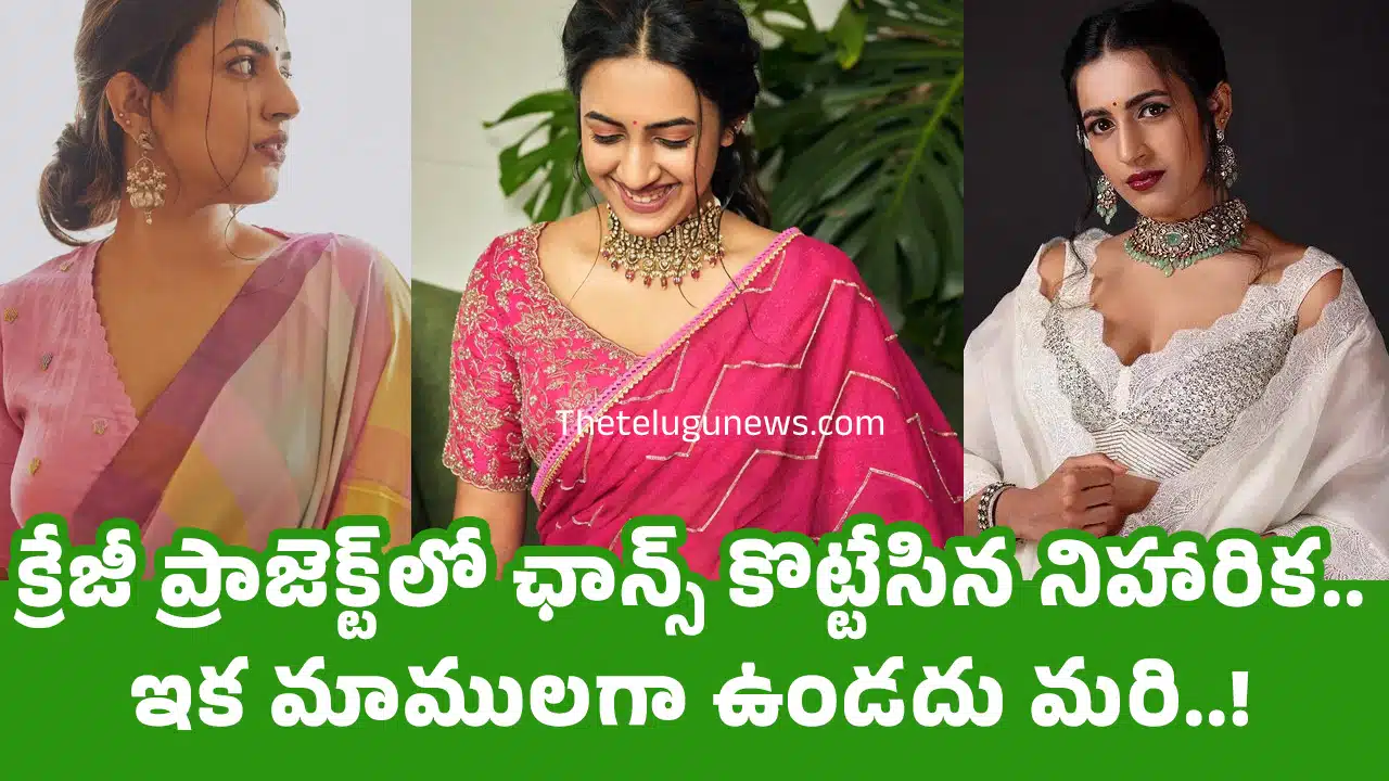 Niharika : క్రేజీ ప్రాజెక్ట్‌లో ఛాన్స్ కొట్టేసిన నిహారిక‌.. ఇక మాముల‌గా ఉండ‌దు మ‌రి..!