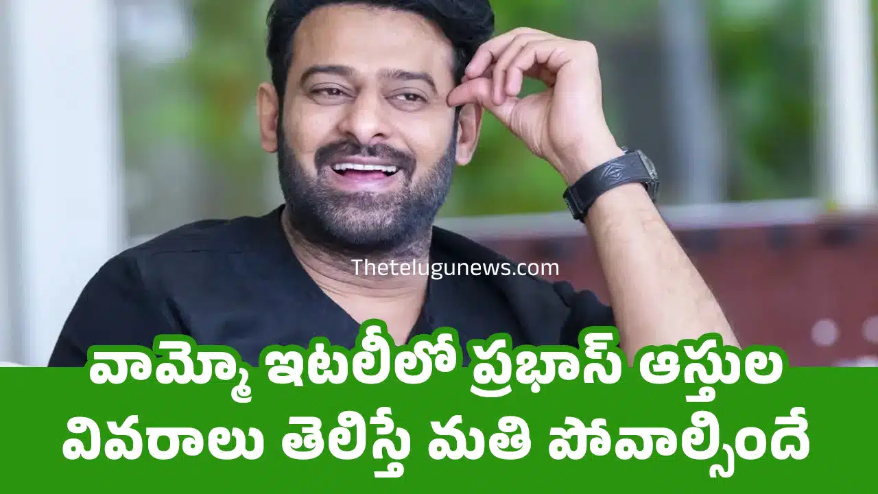 Prabhas : వామ్మో ఇటలీలో ప్రభాస్ ఆస్తుల వివరాలు తెలిస్తే మతి పోవాల్సిందే