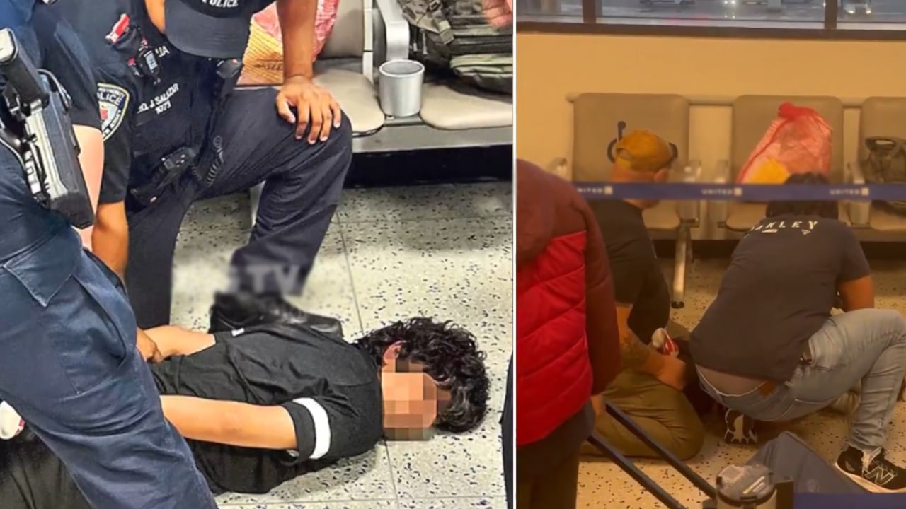 Indian Students US : ఇండియన్ స్టూడెంట్‌పై అమెరికా అధికారుల దౌర్జన్యం.. వీడియో వైరల్ !