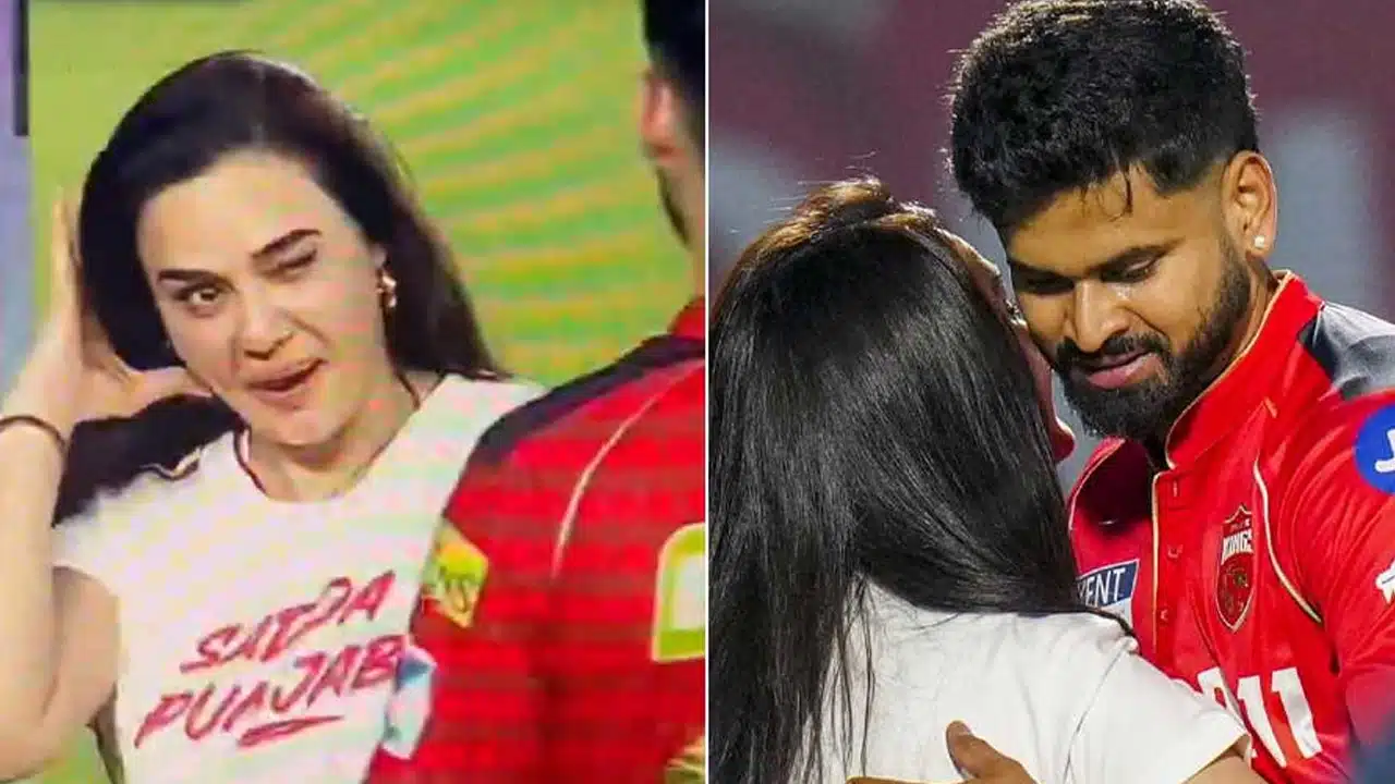 Preity Zinta : అతడికి క‌న్ను గీటిన ప్రీతి జింతా.. కేక పెట్టిస్తున్న వీడియో