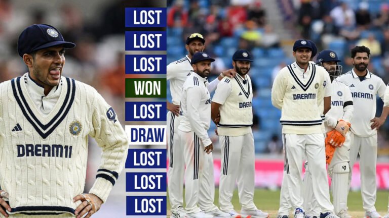 Team India : టెస్టుల్లో మనోళ్లు ఆడలేరా..?  9 టెస్టుల్లో ఒకేఒక టెస్ట్ లో గెలిచిన టీం ఇండియా..!