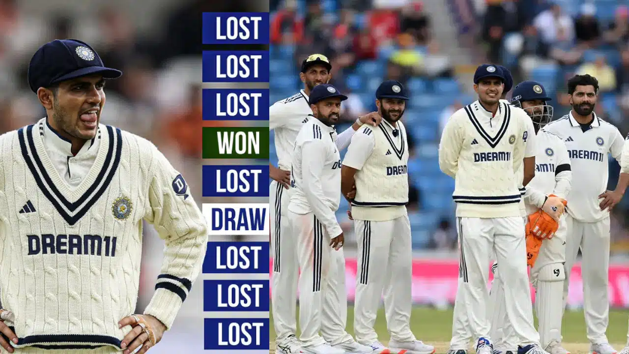 Team India : టెస్టుల్లో మనోళ్లు ఆడలేరా..? 9 టెస్టుల్లో ఒకేఒక టెస్ట్ లో గెలిచిన టీం ఇండియా..!