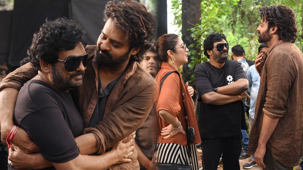 Prabhas Puri Jagannadh : రాజా సాబ్ సెట్‌లో ప్ర‌భాస్‌ని క‌లిసిన పూరీ.. కొత్త ప్రాజెక్ట్ ప్లాన్ చేస్తున్నాడా ఏంటి..?