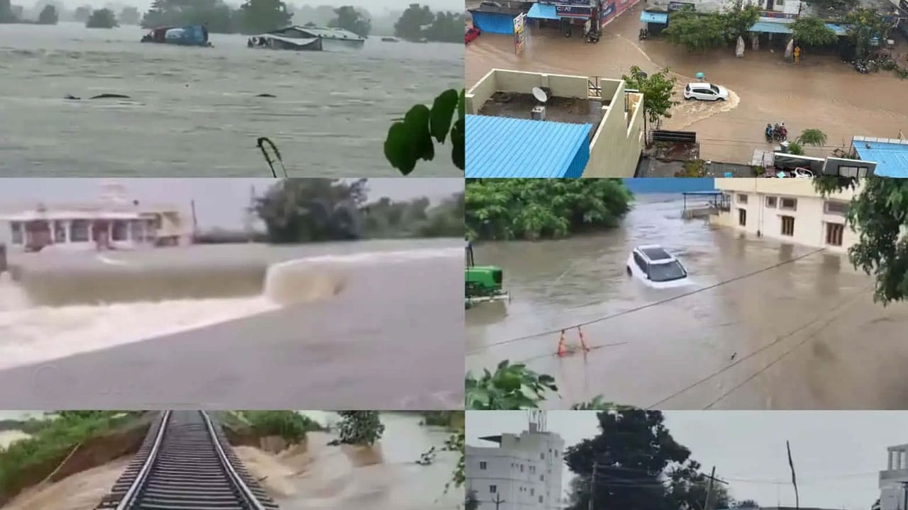 Heavy Rain in Kamareddy