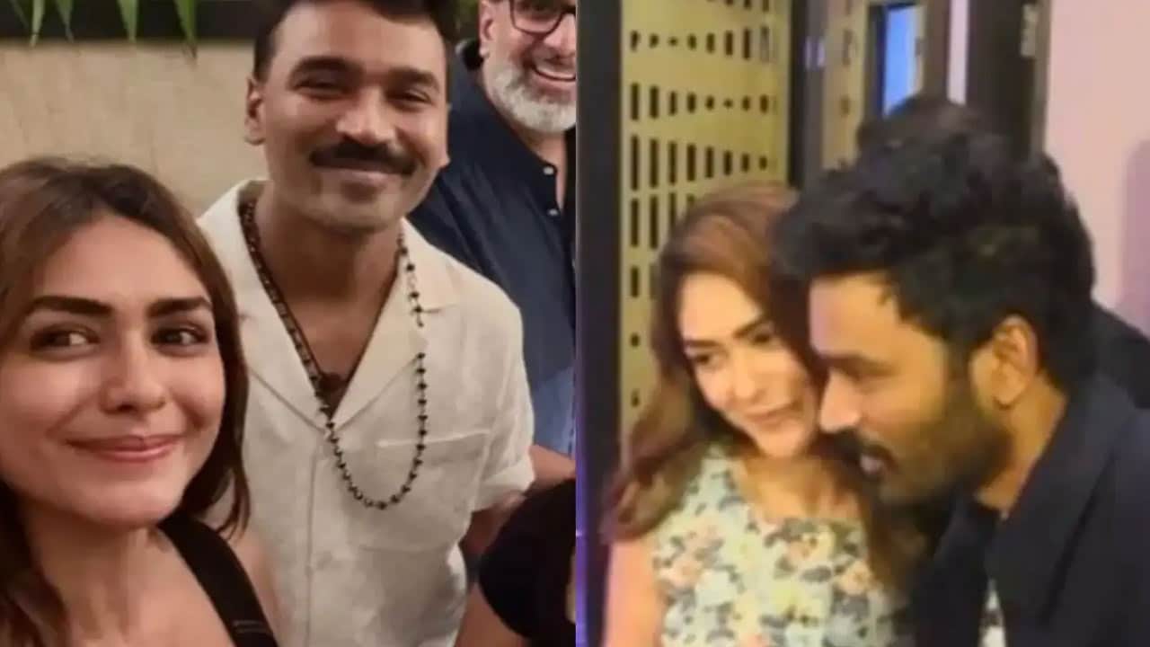 Mrunal Thakur Dhanush : హాట్ టాపిక్‌గా ధ‌నుష్- మృణాల్ ఠాకూర్ డేటింగ్.. వీడియో వైర‌ల్