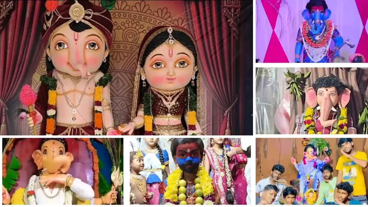 Ganesh Navaratri 2025 : తీరొక్క రూపాల్లో ఆశ్చర్యపరుస్తున్న గణపయ్య