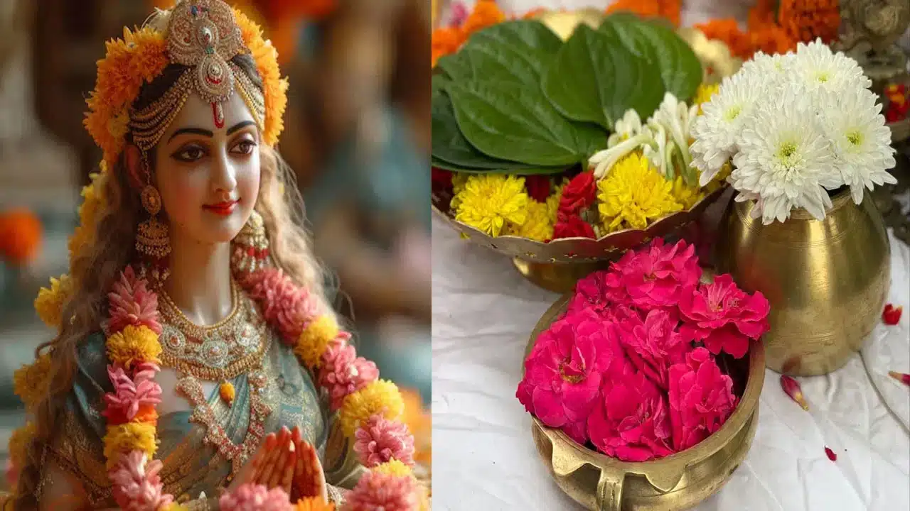 Navratri 2025 | నవరాత్రి తొమ్మిది దేవతలకు ఇష్టమైన తొమ్మిది పువ్వులు .. శ్రేయస్సు కోసం భక్తుల ప్రత్యేక పూజలు