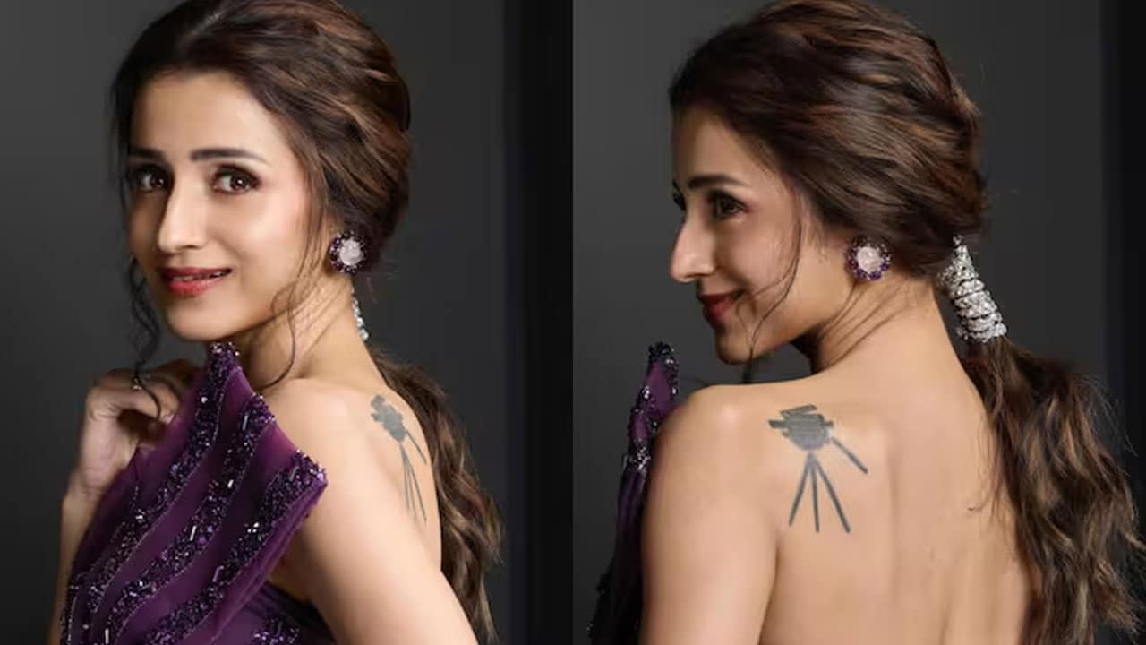 Trisha | సినిమాల పట్ల త్రిష ప్రేమను మరోసారి చాటిన టాటూ.. సైమా వేడుకలో హైలైట్