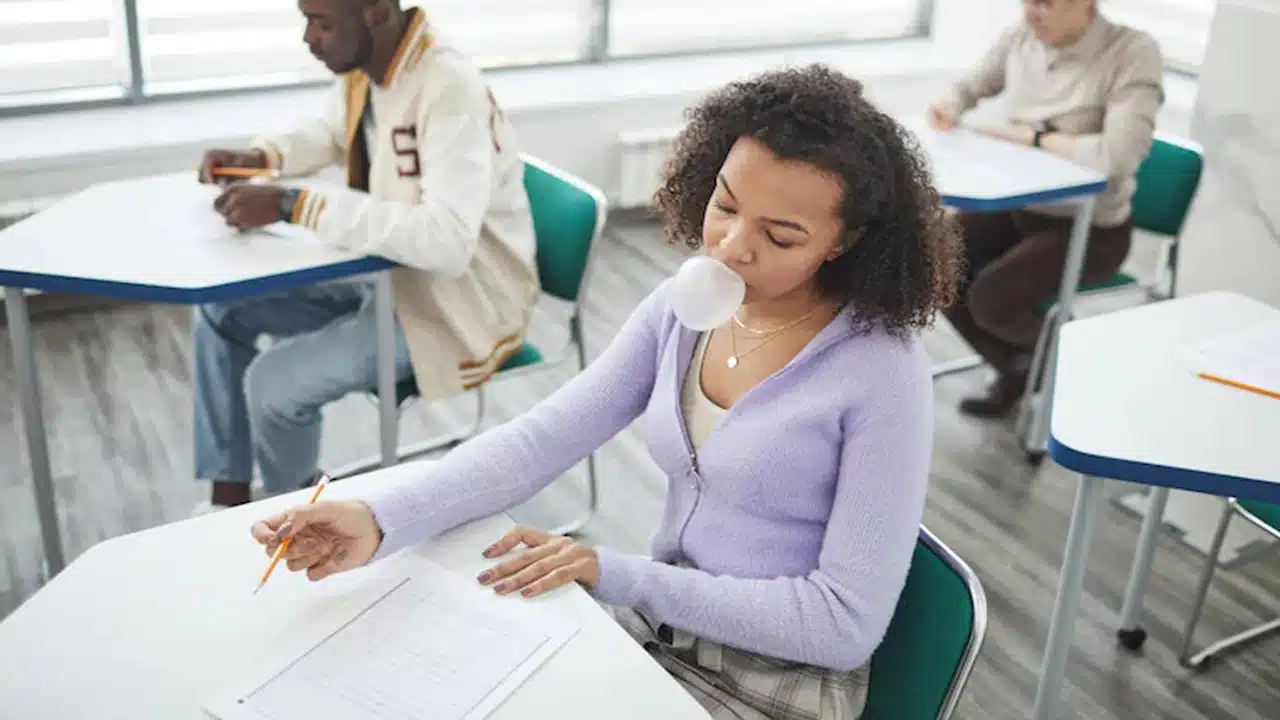 what happens if we swallow bubble gum