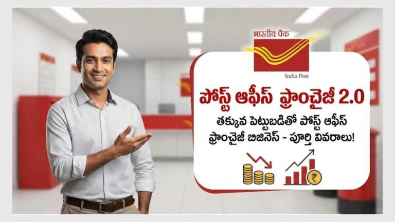 Post Office Franchise 2026 : తక్కువగా ఖర్చుతో సొంతంగా బిజినెస్ చేయాలనుకునేవారికి పోస్ట్ ఆఫీస్ అద్భుత అవకాశం