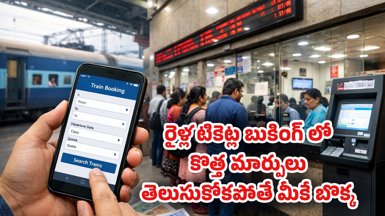 Train Ticket Booking : రైళ్ల టికెట్ల బుకింగ్ లో కొత్త మార్పులు.. తెలుసుకోకపోతే మీకే బొక్క