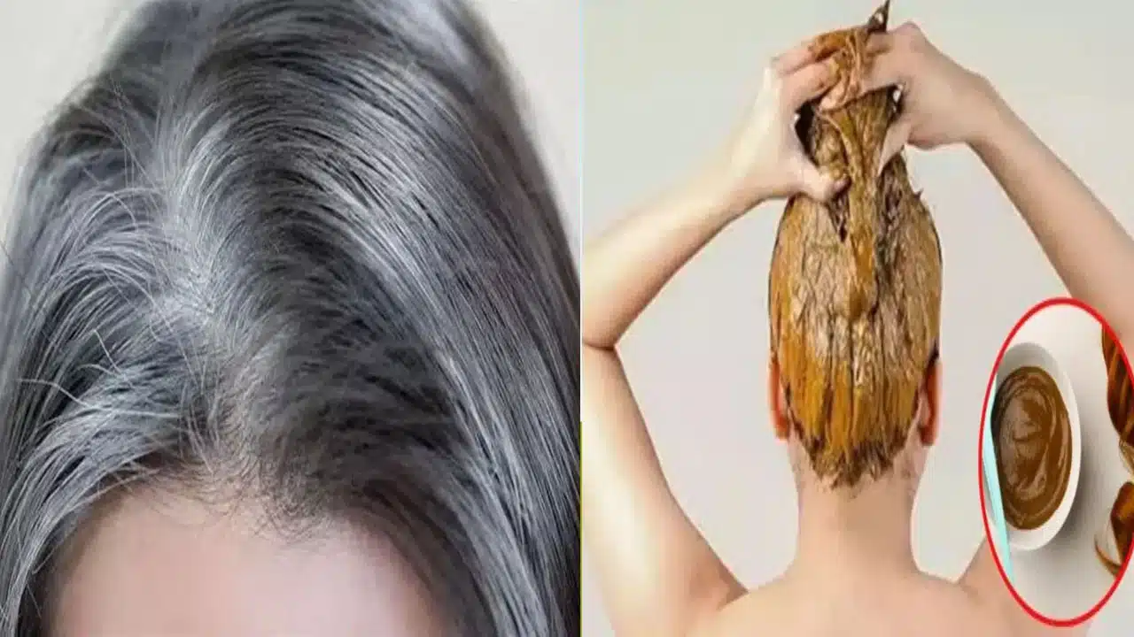 Turn white hair into black in 15 minutes!