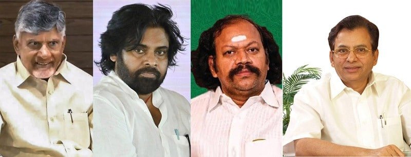 Srimalika రామాలయంలో శైలజాకిరణ్ కు కృష్ణయ్య అందించిన శ్రీనివాస్ శ్రీమాలిక