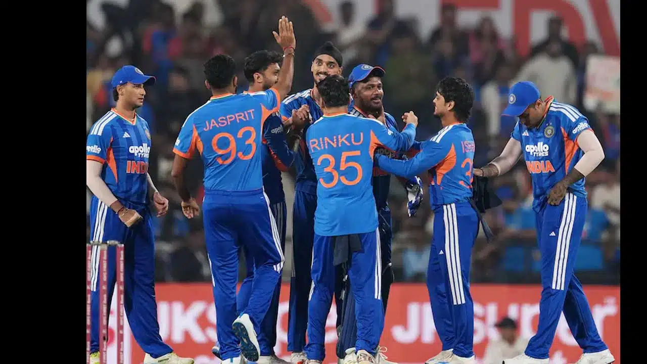 Abhishek Sharma's record-breaking 84 & Rinku Singh's blitz help India beat New Zealand