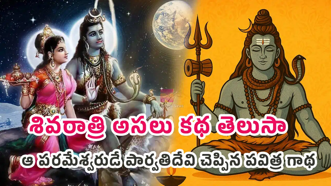 Maha Shivaratri 2026 : శివరాత్రి అసలు కథ తెలుసా.. సాక్షాత్తు ఆ పరమేశ్వరుడే పార్వతిదేవి చెప్పిన పవిత్ర గాథ..!