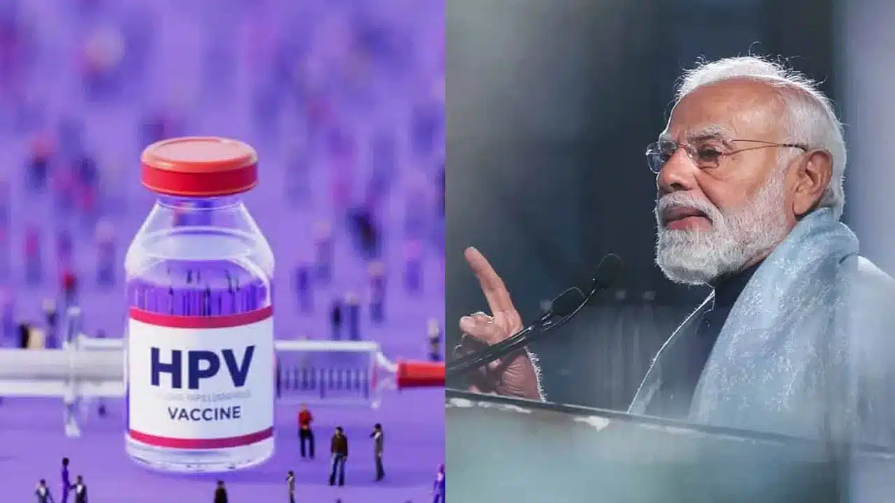 PM Modi launches HPV vaccine