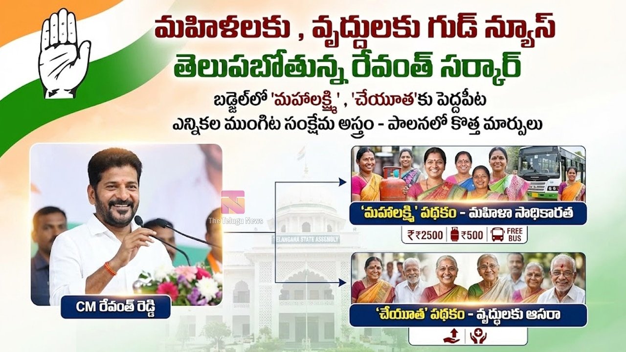 Revanth Reddy : మహిళలకు , వృద్దులకు గుడ్ న్యూస్ తెలుపబోతున్న రేవంత్ సర్కార్..!