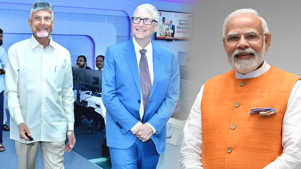 Bill Gates Chandrababu : బిల్ గేట్స్ + చంద్రబాబు కి మోడీ బిగ్ బిగ్ షాక్..!