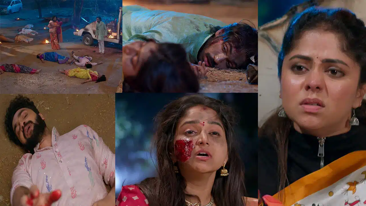 Brahmamudi Serial February 26th 2026 Episode : త్రిశూలంతో రుద్రాణిని చంపేసిన కావ్య.. రాజ్, కావ్యల మరణంతో దుగ్గిరాల ఇంట పెను విషాదం!