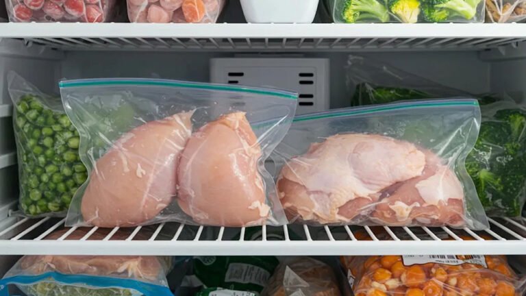 Store Meat in Fridge : చికెన్, మటన్‌ను ఫ్రిజ్‌లో ఎంతకాలం స్టోర్ చేయొచ్చో .. స్టోర్ చేసిన మాంసం తినోచ్చా ..!
