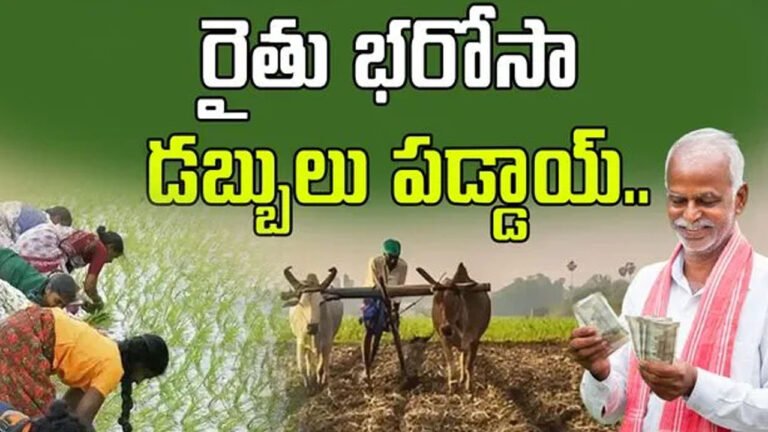 Rythu Bharosa : రైతులకు ప్రభుత్వం గుడ్ న్యూస్ .. ఆ డబ్బులు విడదల .. నేడు బ్యాంకుల్లో నగదు జమ ..