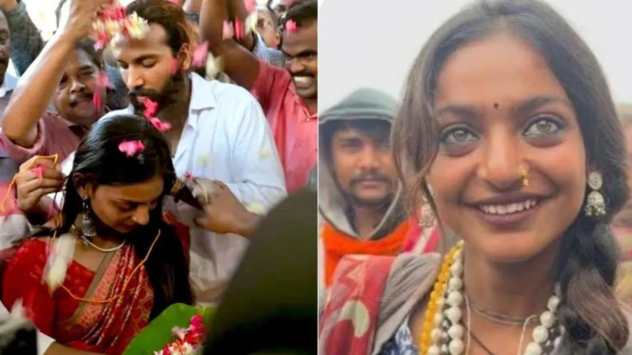 Viral news : ప్రియుడిని పెళ్లాడిన కుంభమేళా వైరల్ గర్ల్ మోనాలిసా..