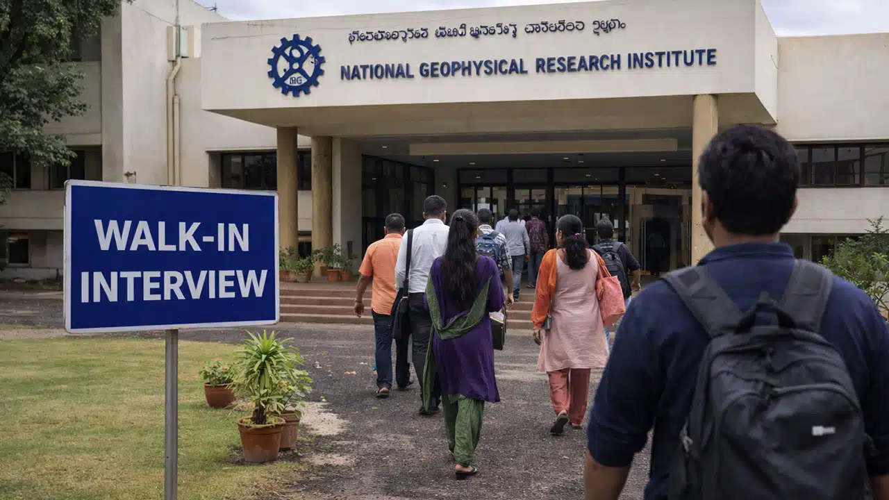 Jobs : హైదరాబాద్‌లోని NGRIలో ఉద్యోగావకాశాలు ..జస్ట్ ఇంటర్వ్యూ అటెండ్ అయితే చాలు !!