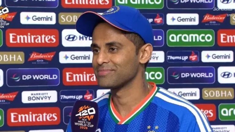 ICC T20 World Cup 2026 : భారత్ విజయం అతని కారణంగానే సాధ్యమైంది : సూర్యకుమార్ యాదవ్‌