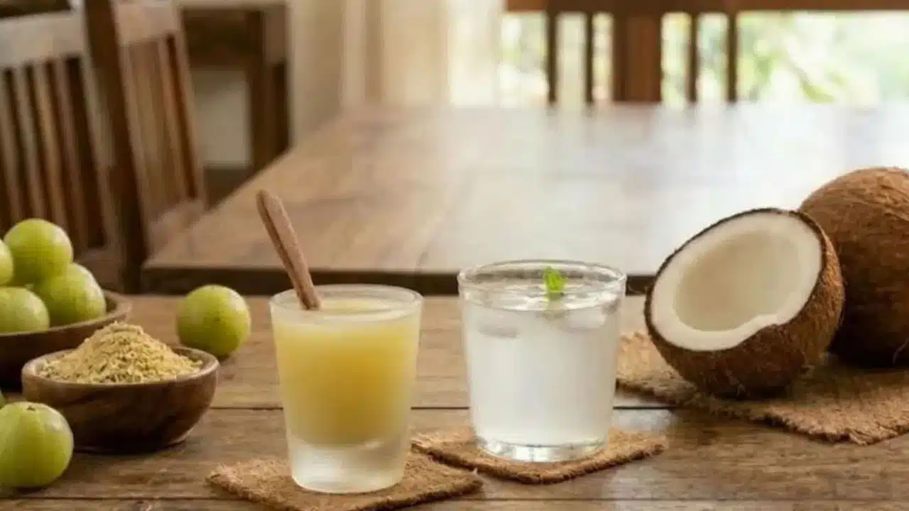 benefits-of-drinking-coconut-water-and-amla-juice-during-summer