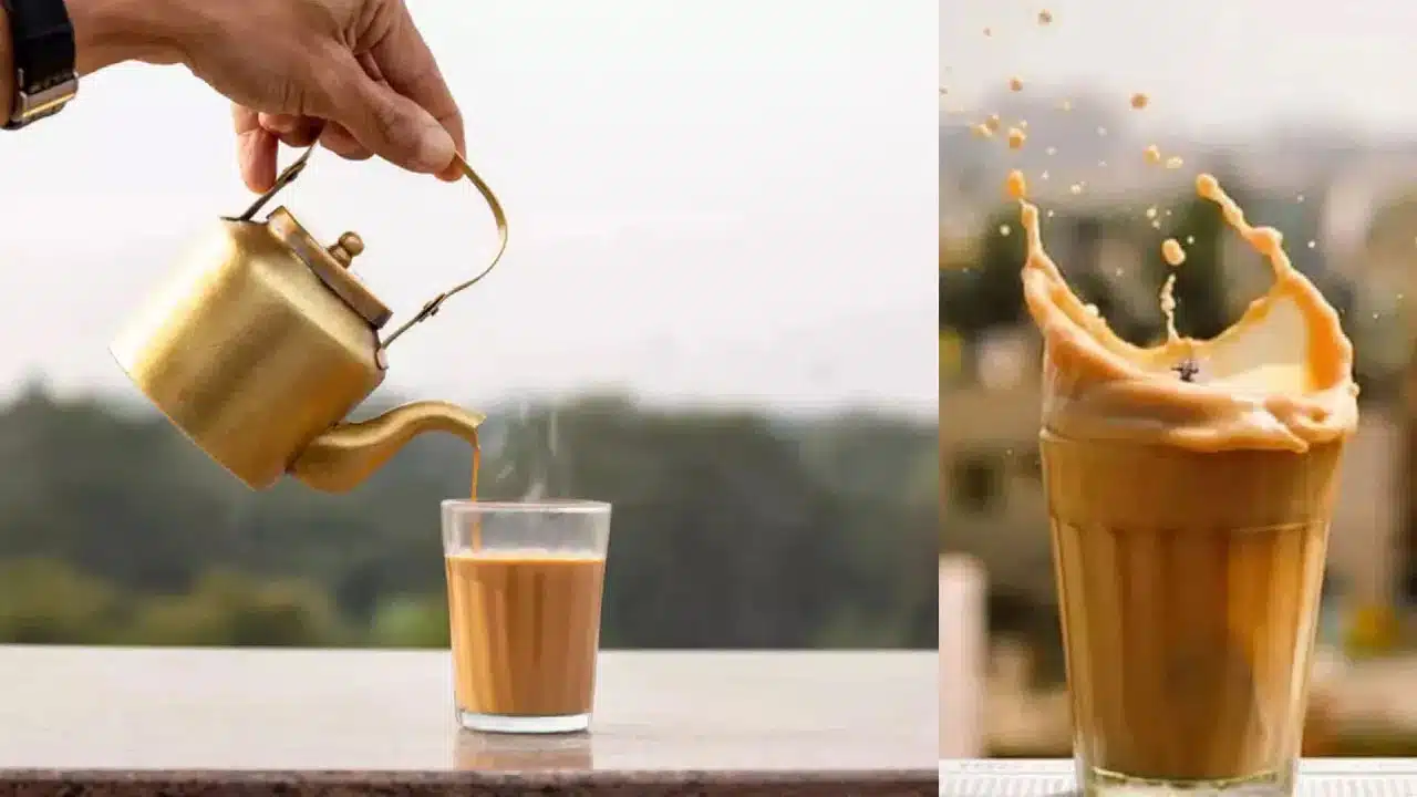 What are the effects of drinking tea after eating?