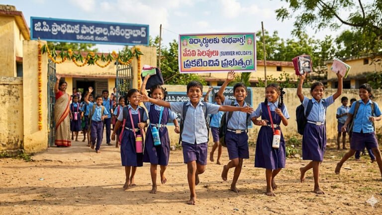 Summer Holidays 2026 : విద్యార్ధులకు శుభవార్త .. బడులకు వేసవి సెలవులు ప్రకటించిన ప్రభుత్వం Summer Holidays 2026 : విద్యార్ధులకు శుభవార్త .. బడులకు వేసవి సెలవులు ప్రకటించిన ప్రభుత్వం