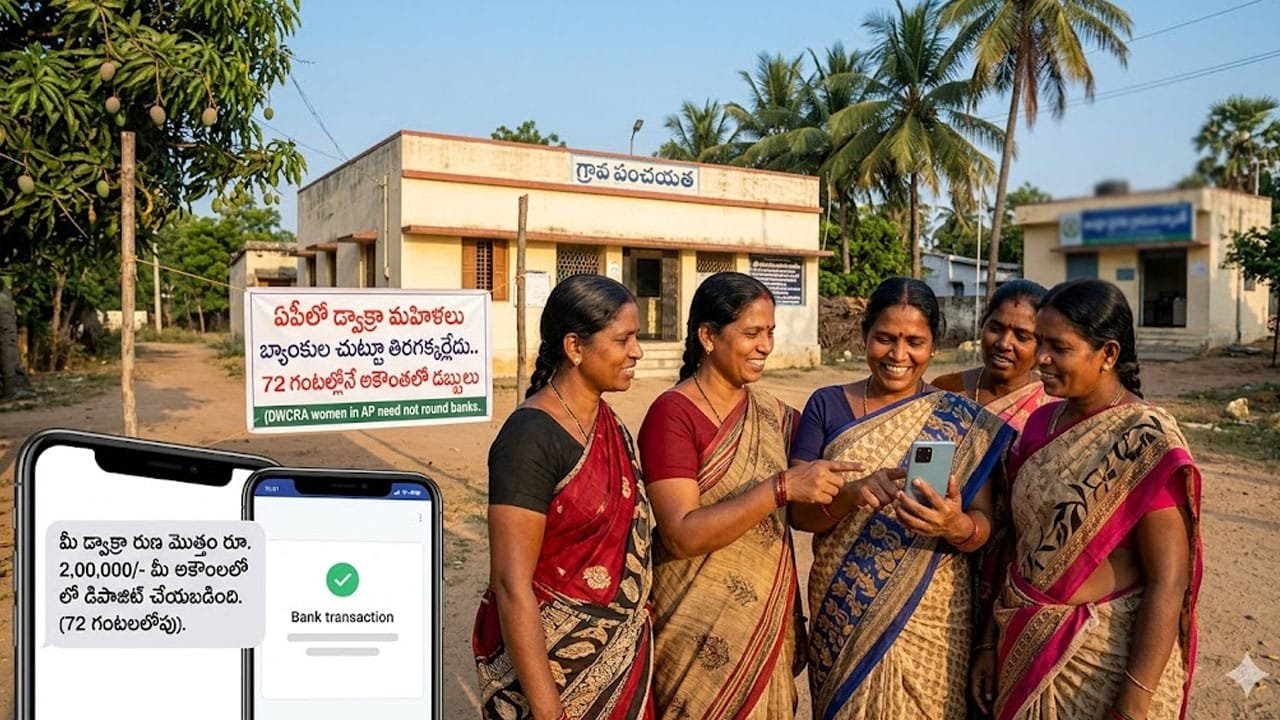 Dwakra Group : డ్వాక్రా మహిళలకు తీపి కబురు .. ఆ సమస్యలకు చెక్ .. ఇక పై 72 గంటల్లోనే అకౌంట్‌లో డబ్బులు .!