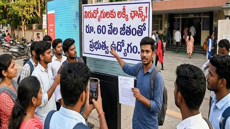 Govt Jobs : నిరుద్యోగులకు ల‌క్కీ ఛాన్స్‌ .. రూ. 60 వేల జీతంతో ప్ర‌భుత్వ ఉద్యోగం .. వివరాలివే ..!